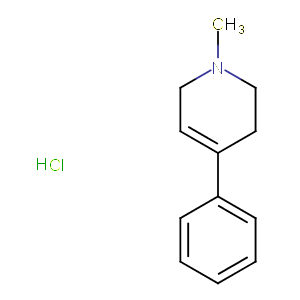 719 g/mol 纠错 中文名 1-甲基-4-苯基-1,2,3,6-四氢吡啶盐酸盐 1