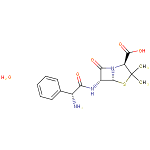 456 g/mol 纠错 中文名 纠错 英文名 ampicillin trihydrate