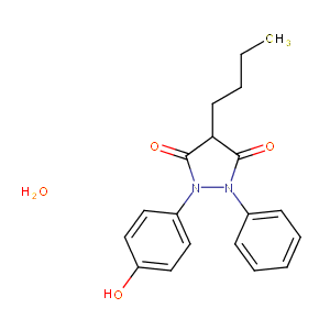 395 g/mol 纠错 中文名 水合羟布宗 水合羟布宗 纠错 英文名 oxyphen