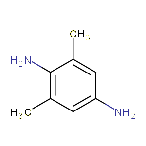 197 g/mol 纠错 中文名 2,6-二甲基-p-苯二胺 2,6-二甲基-p-苯二胺