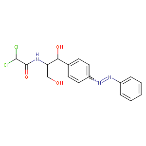 246 g/mol 纠错 中文名 纠错 英文名 4-benzolazo-chloromycetin 4